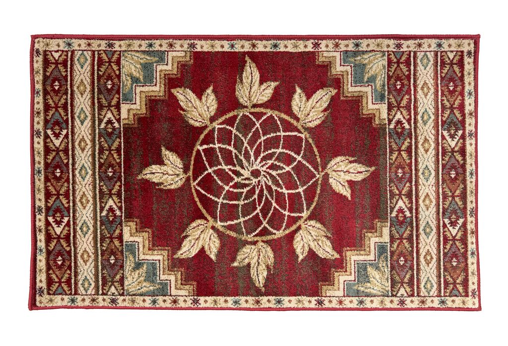 Goods of the Woods Red Vista Ancient Sign Rug