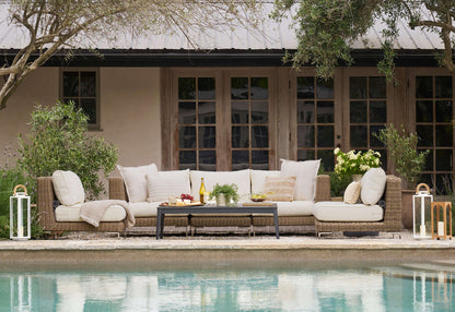 Live Outer 50" x 26" Rectangular Aluminum Outdoor Coffee Table