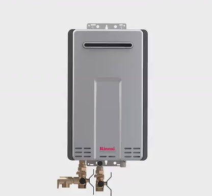 Rinnai HE+ Series 14" 199K BTU 9.8 GPM Non-Condensing Gas Tankless Water Heater
