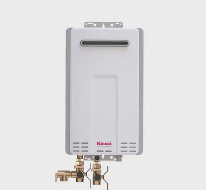 Rinnai HE Series 14" 199K BTU 9.8 GPM Non-Condensing Gas Tankless Water Heater