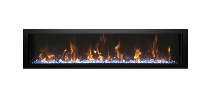 Remii by Amantii 45" Extra Slim Wall Mount Electric Fireplace with Black Steel Surround