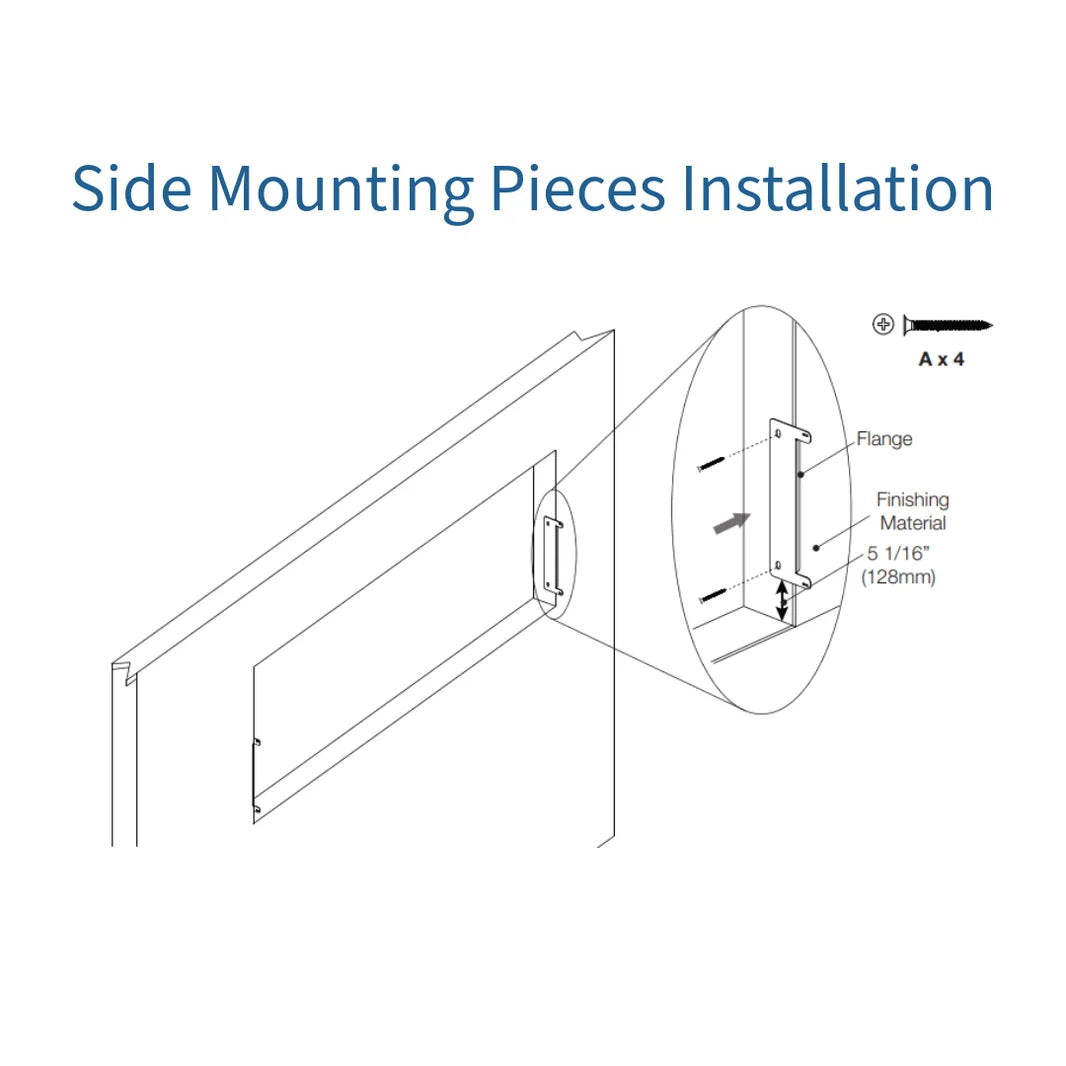 Touchstone Spacer Kit for 100" Sideline Elite Pro Fireplace