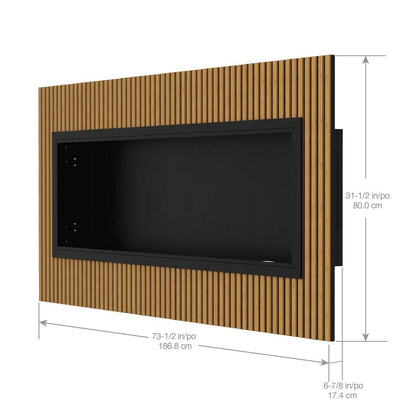 Dimplex 60" Storm Light Oak Panel Surround