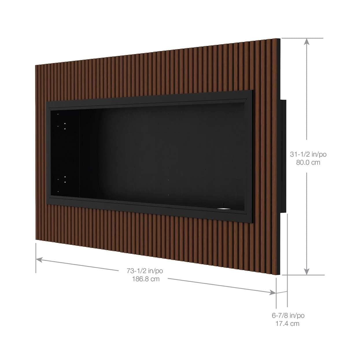 Dimplex 60" Storm Walnut Panel Surround