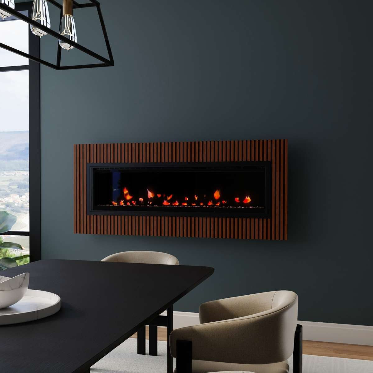 Dimplex 60" Storm Walnut Panel Surround