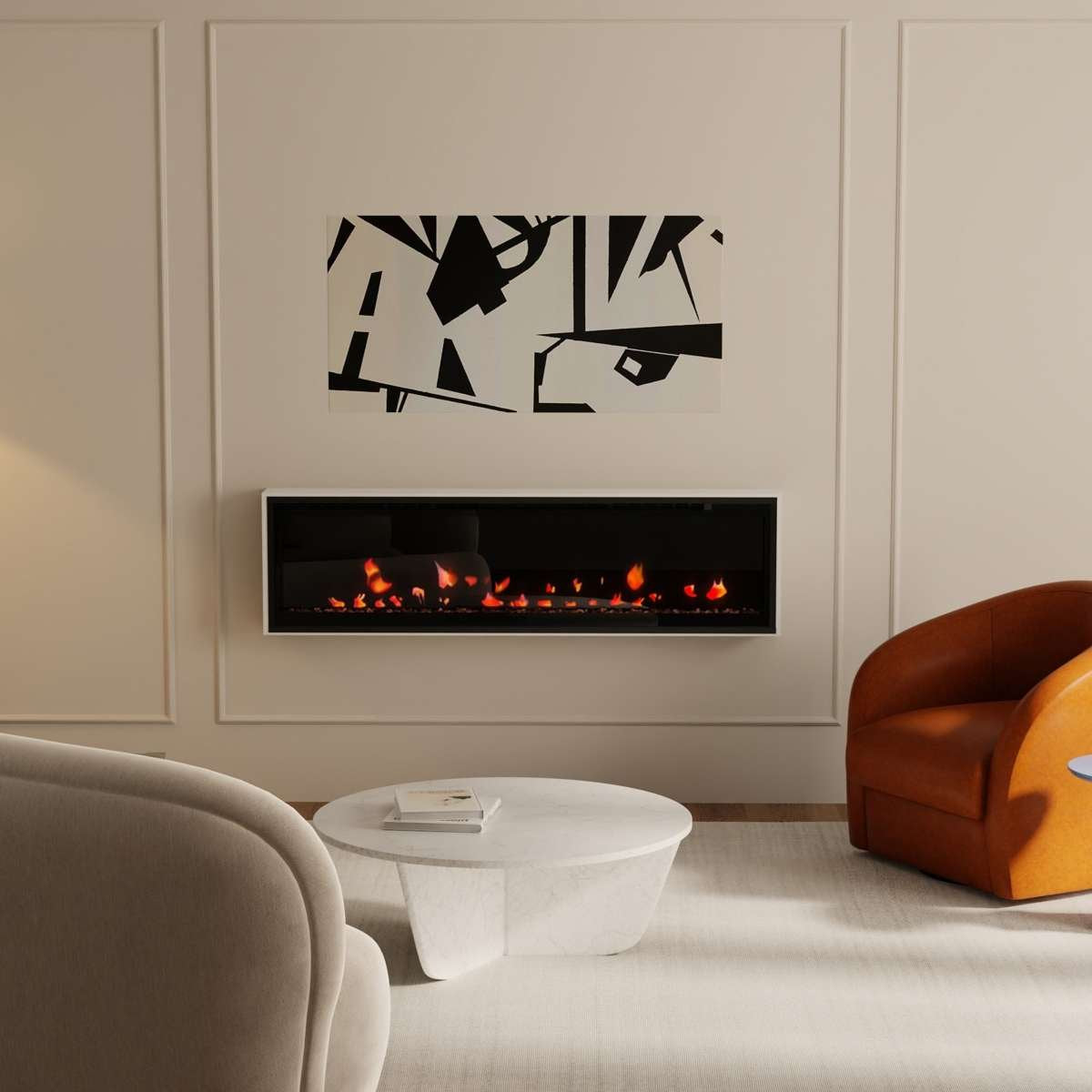 Dimplex 60" White Storm Box Surround