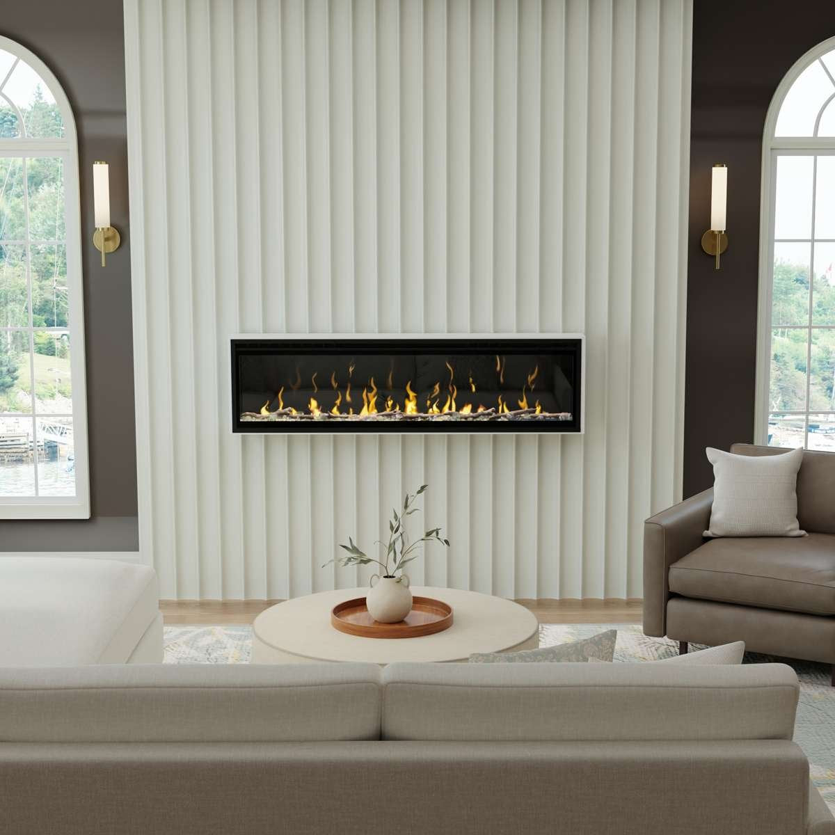 Dimplex 60" White Storm Box Surround