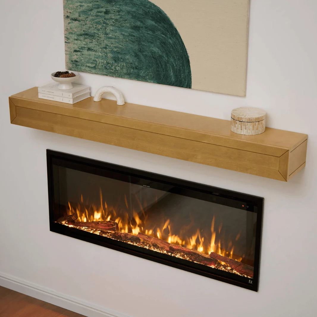 Touchstone Sideline Elite Pro 60" Smart Recessed Electric Fireplace