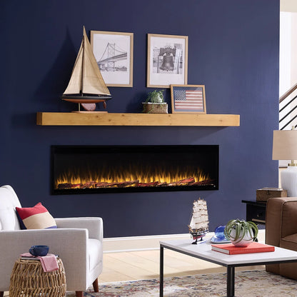 Touchstone Sideline Elite Pro 100" Smart Recessed Electric Fireplace