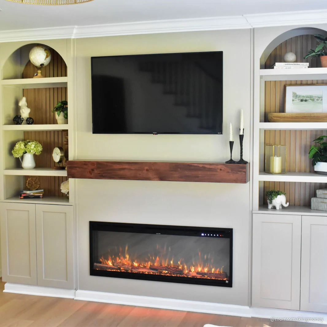 Touchstone Sideline Elite Pro 42" Smart Recessed Electric Fireplace