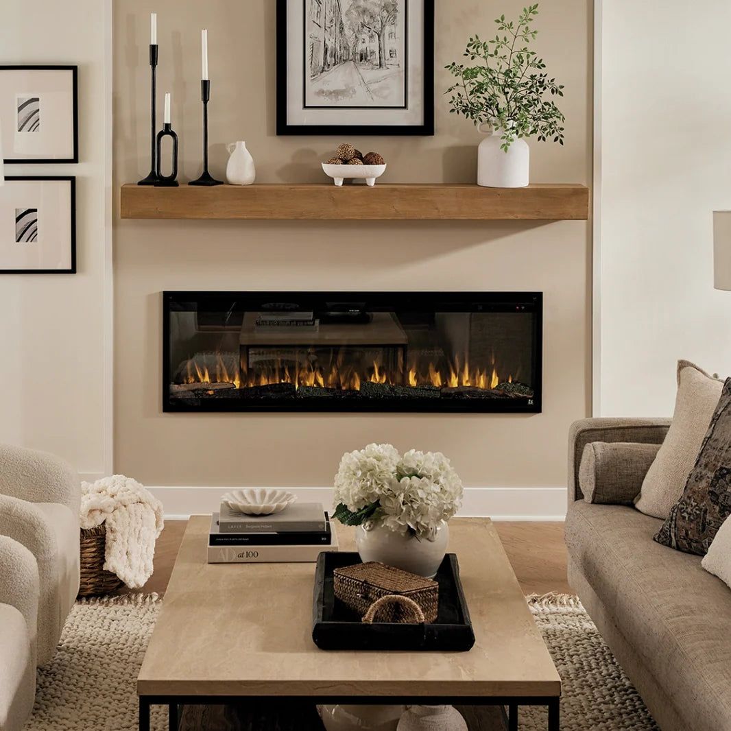 Touchstone Sideline Elite Pro 72" Smart Recessed Electric Fireplace