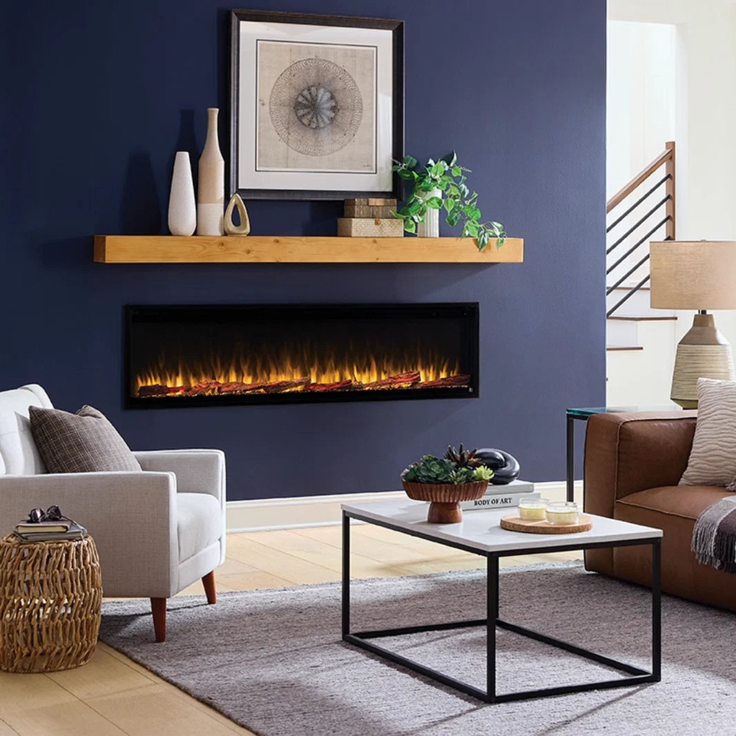 Touchstone Sideline Elite Pro 60" Smart Recessed Electric Fireplace