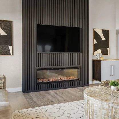 Touchstone Sideline Elite Pro 60" Smart Recessed Electric Fireplace