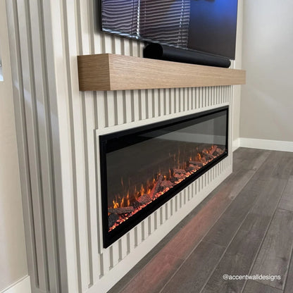 Touchstone Sideline Elite Pro 72" Smart Recessed Electric Fireplace